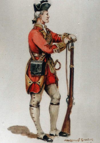 <b>CHCRS 1068</b> Watercolour Of A Private 35th Foot 1760