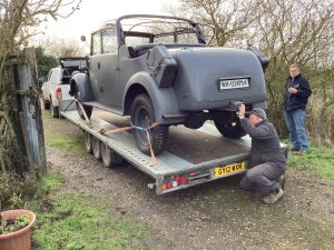 Von Arnim's Staff Car Back With The RSRA