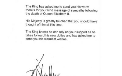 Letter from the King